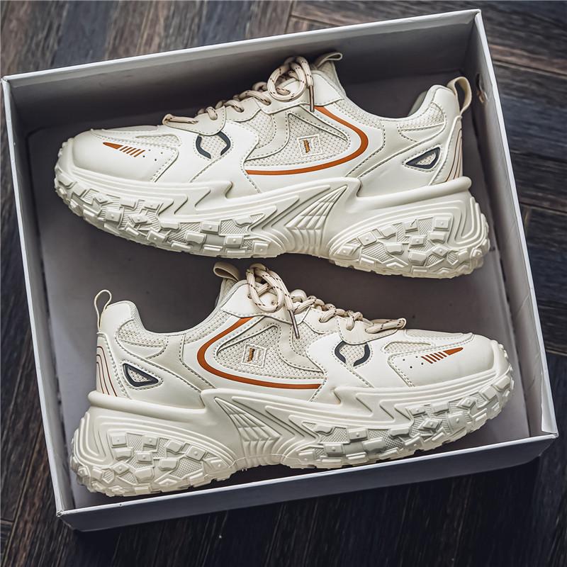 2024 new autumn men's sports shoes super hot ins platform dad shoes street trendy shooting sports and leisure men's shoes