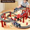 44Pcs/set Electric Assembling Rail Train Boy Educational Simulation Model Set Birthday Gift Train Track Toys