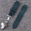 Genuine Leather Watch Bands , Vintage Top Grain Leather Watch Straps 18mm, 19mm, 20mm, 21mm, 22mm, 24mm for Seiko Citizen Orient