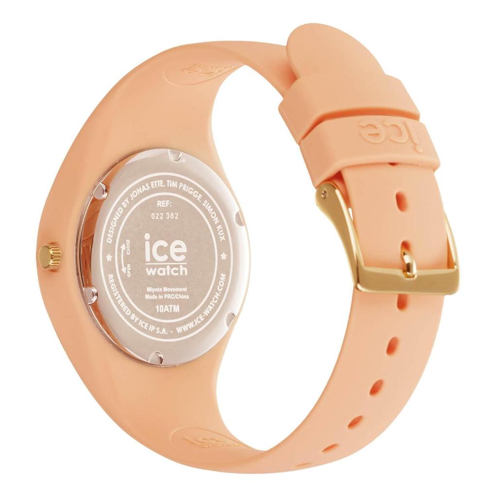 ICE WATCH Uhr ICE Cosmos Apricot 37 mm Silikonkautschukband 022362 Reguläres Importprodukt (Kleines Plus) Damen