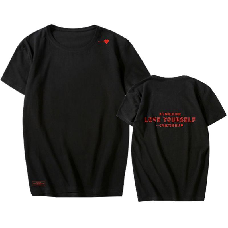 BTS K-Pop T-Shirt „Love Speak Yourself“ Konzert-T-Shirt Freizeit-T-Shirt JK RM Tops Jimin