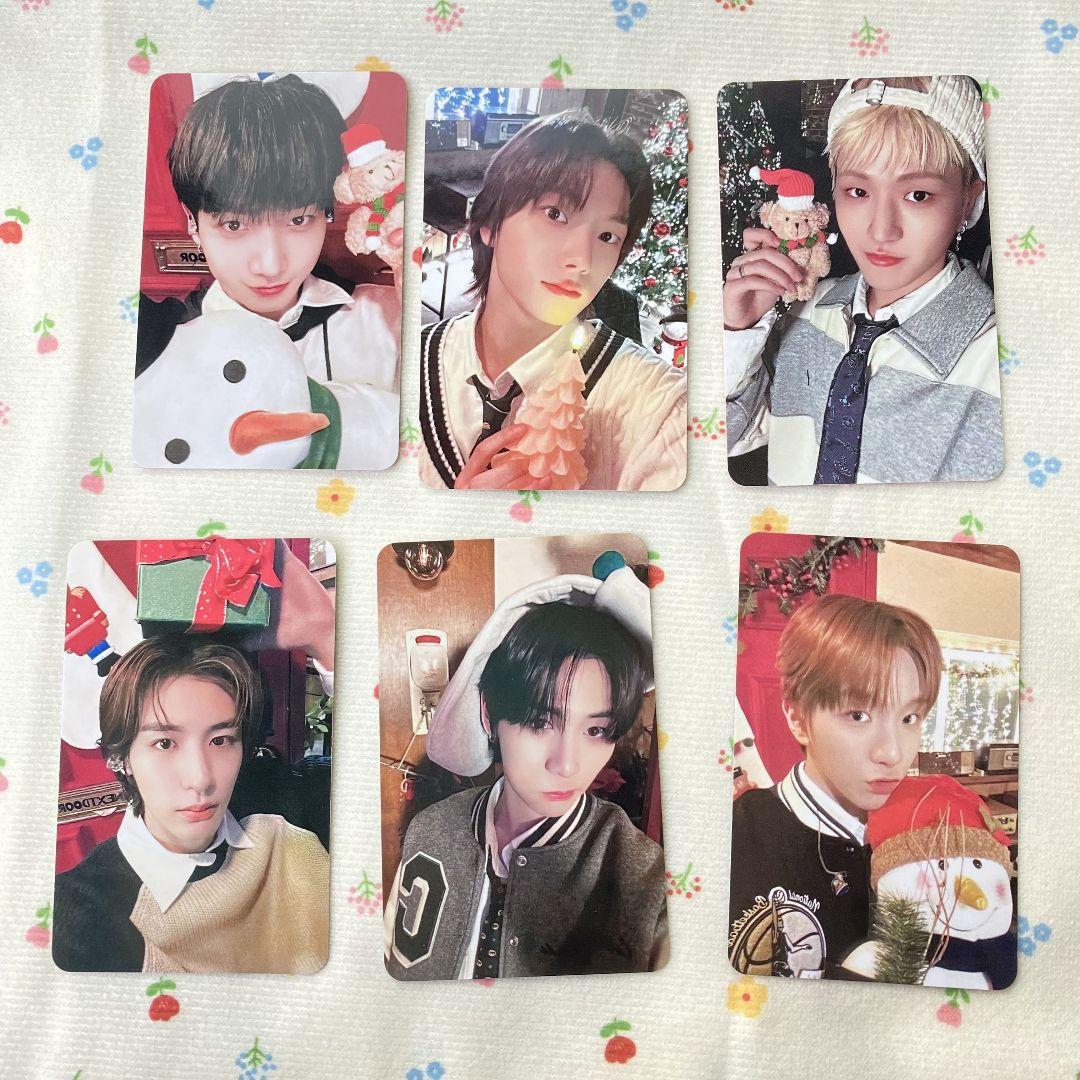 

[USED] BOYNEXTDOOR SBS Song Festival Bonus Christmas Sanok Trading Cards (6 pieces)