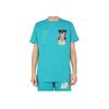 Off-White C/O Virgil Abloh Ss20 Skull Print Short Sleeve T-Shirt With Standard Fit Men Tops Blue OMAA027R201850143988