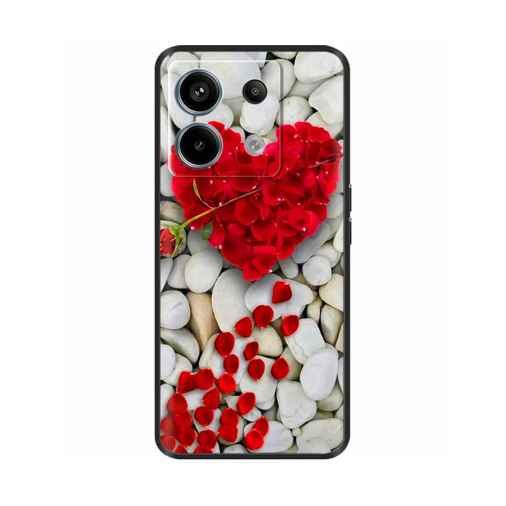 Soft Lovely Phone Case For Xiaomi Redmi Note 13 Pro Case Note13 TPU Cool Silicone Cover For Redmi Note 13 Pro Plus Note13 Pro 5G