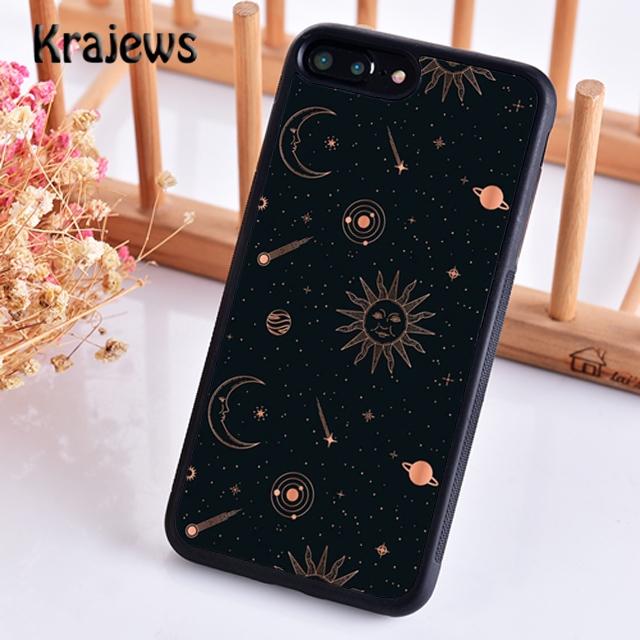 Vintage Moon and Sun Stars Phone Case Cover For iPhone 17 Air 16 15 14 Plus 12 13 Pro Max Coque Shell Fundas
