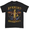 Men's Avenged Sevenfold Stellar T-shirt Large Black