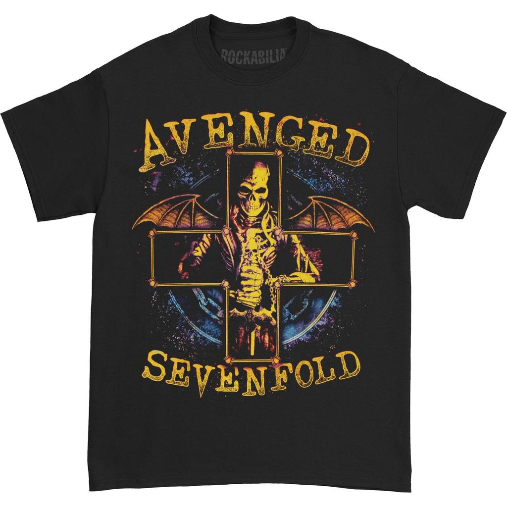Men's Avenged Sevenfold Stellar T-shirt Large Black