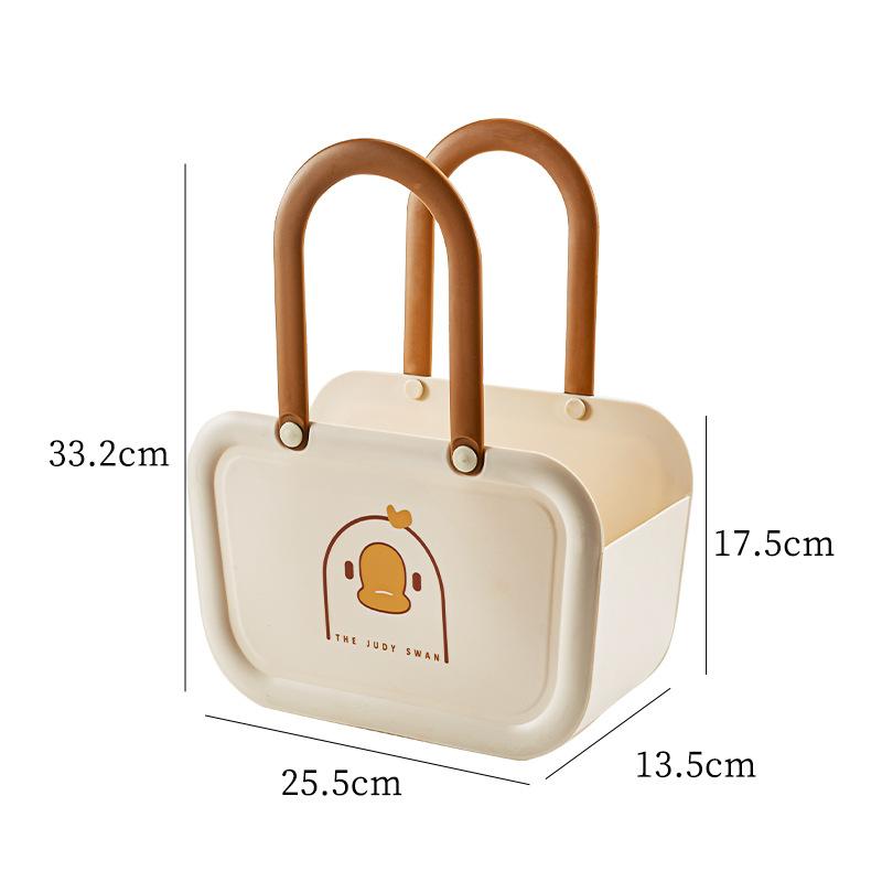 

Портативная корзина для ванной Корзина для ванной комнаты Высокоемкостная корзина для хранения ванных принадлежностей Корзина для хранения туалетных принадлежностей для ванной