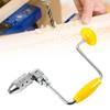 Traditional Hand Drill Carpentry Tool For Precise Hole Drilling Ergonomic Grip Design Multiple Size Bit No Power Require