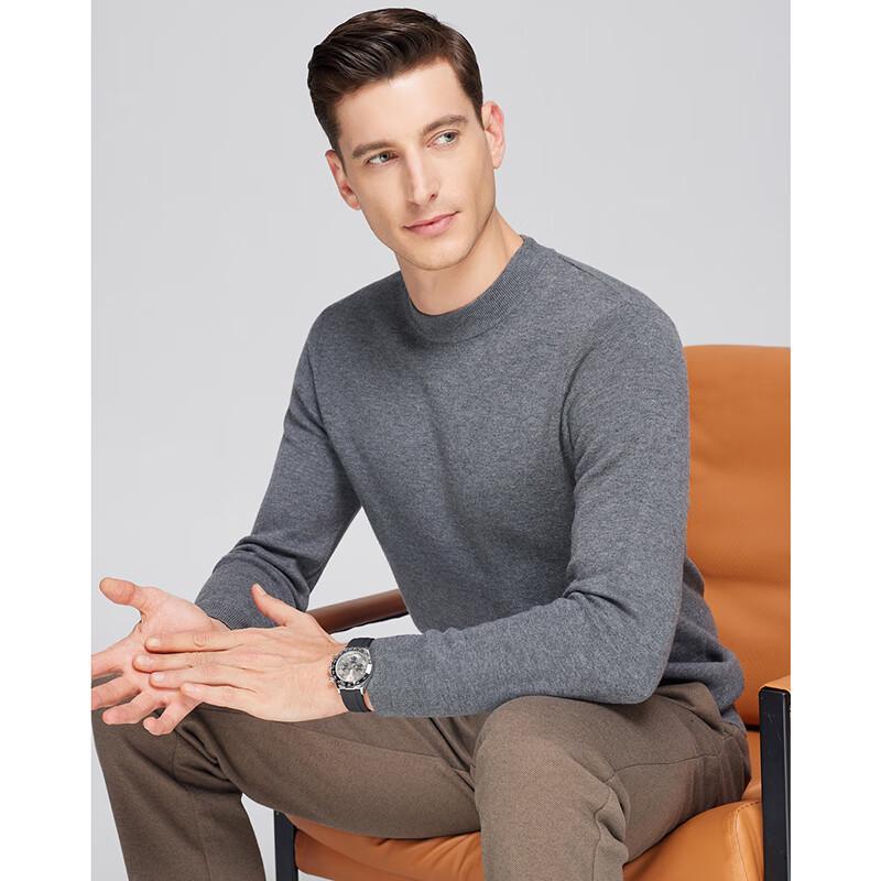 

Мужской пуловер с круглым вырезом Tu Huang из 100% чистой шерсти XL