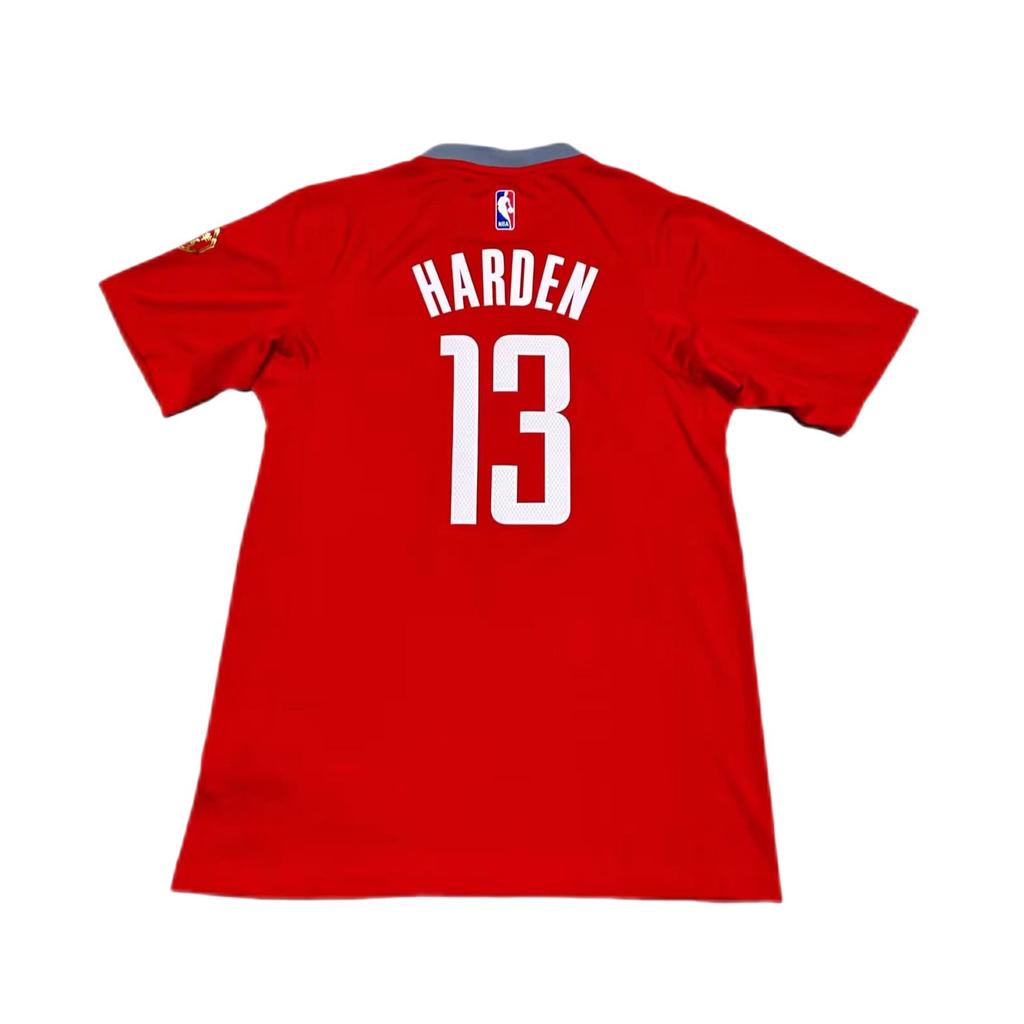 Adidas X NBA Collaboration Harden Houston Rockets 13 Casual Sports V-Neck Short Sleeve Basketball Jersey Unisex Jersey Red 7470A-3RF-K92072
