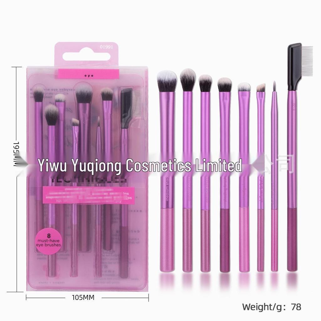 American RT Series 1997 Makeup Brush & Sponge Set: Includes Blush, Blending, Eyeshadow Brushes & Beauty Sponge, Exclusive for Foreign Trade.