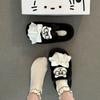 Niche cute cartoon fluffy shoes for women's autumn and winter new thick-soled outer wear warm and height-increasing cotton slippers