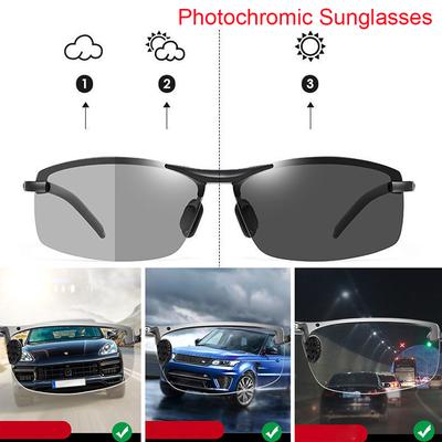 Óculos de Sol Polarizados Uv 400 Óculos de Motorista Para Homens Óculos de Visão Noturna