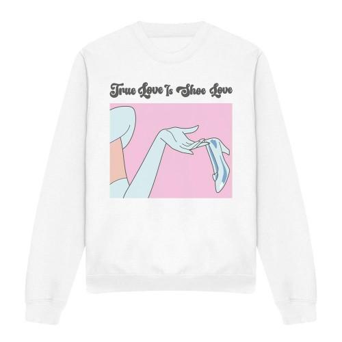 Cinderella Unisex Adult Shoe Love Sweatshirt