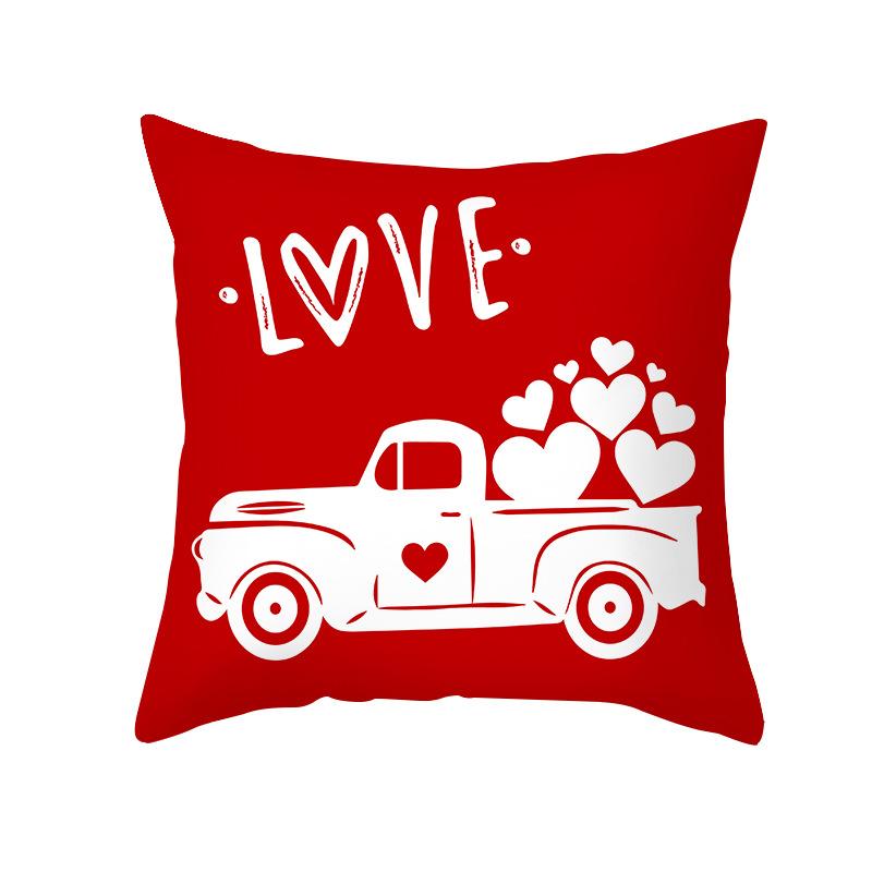 New Valentine's Day Theme Pillow Cover Home Pillow Cushion Cover