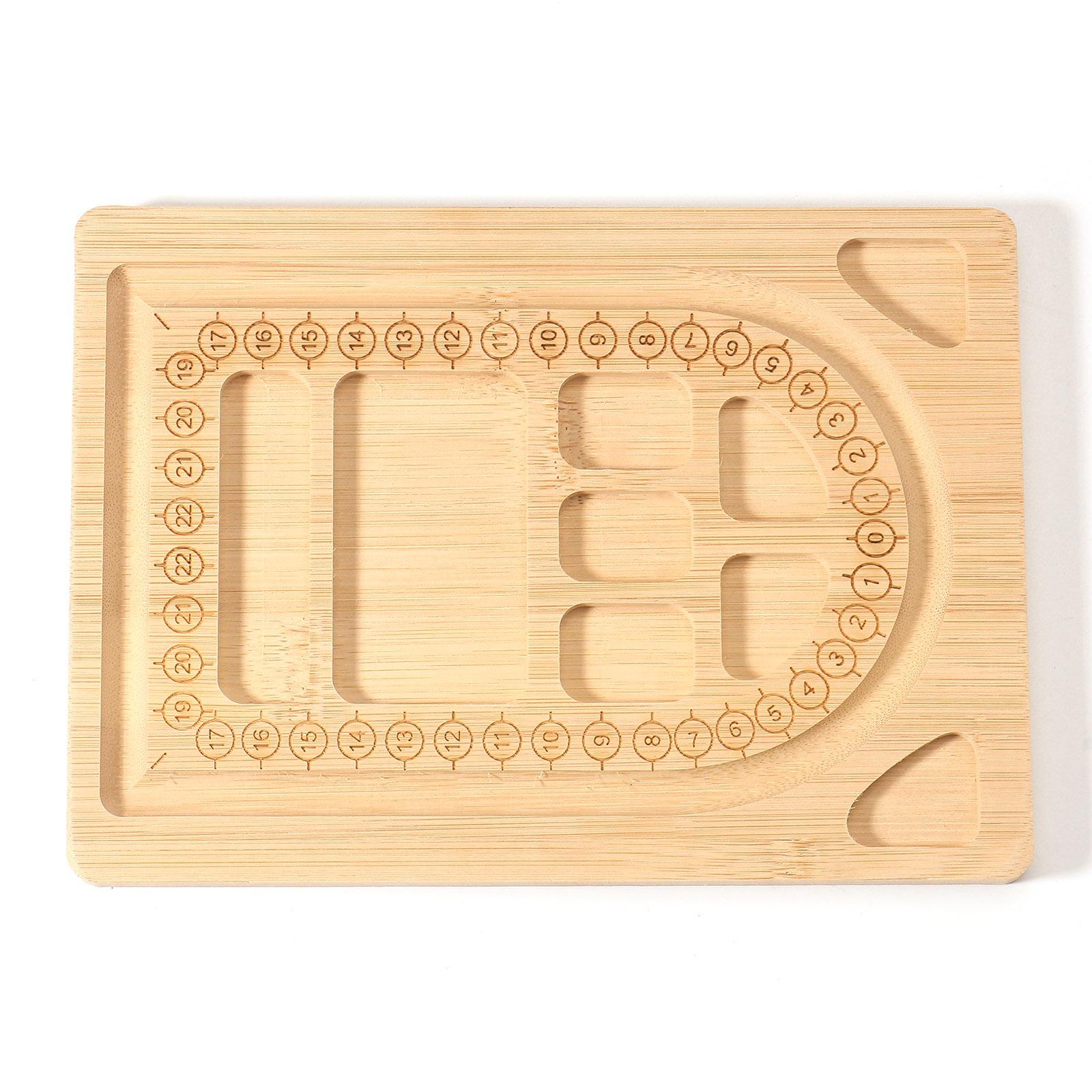 1pc Natural Bamboo Rectangle Beading Tray For Jewelry Bracelet Making and Other Jewelry Necklaces Design Beading DIY Mats Trays