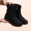 Snow boots women's velvet non-slip warm waterproof medium and old cotton shoes mother boots women's short boots winter