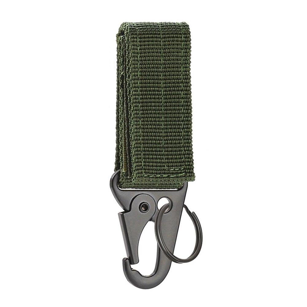 

Outdoor Climbing Camping Tactical Hanging Buckle Molle Nylon Webbing Belt Triangle Buckle Tool Accessory Carabiner армия зеленый
