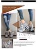 Women's Breathable Chunky Sneakers - 12cm Platform, Mesh, Small Size, A8951