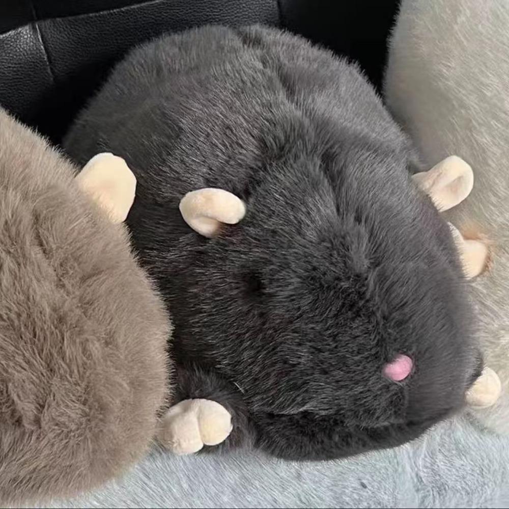 New Cute Simulation Big Mouse Plush Toy Doll Funny Party Mouse Doll Birthday Gift Female