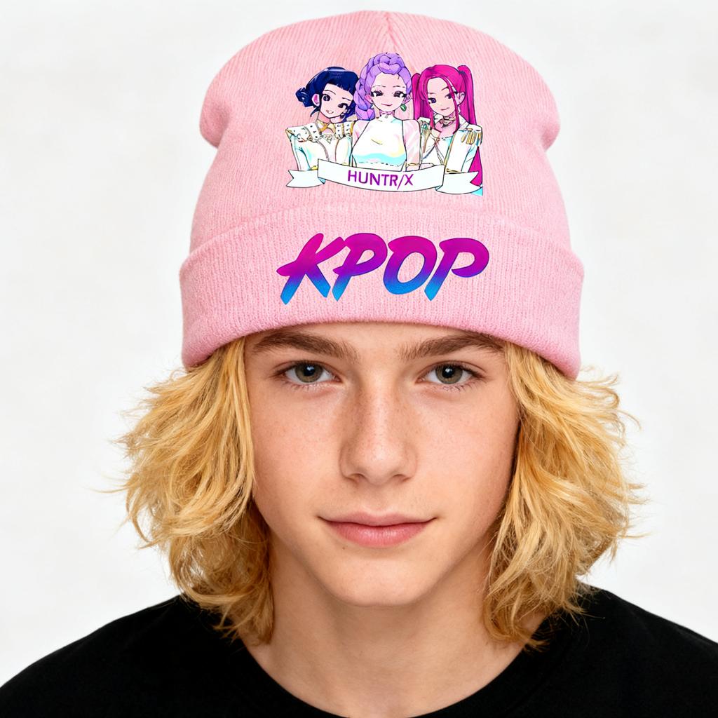 Group Surrounding Knitted Hat And Winter Wool Hat Outdoor Warm Wool Hat Couple Hat