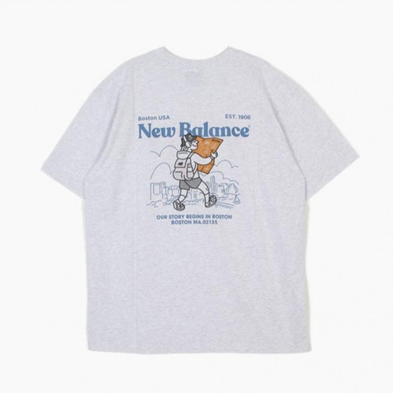 New Balance Tee Nqj NbnefcO253 16 Uni Nb BOy Travel ShOrt Sleeve Tee  O