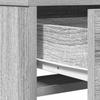 Makeup Table Grey Sonoma 50 x 41 x 140 cm Particleboard