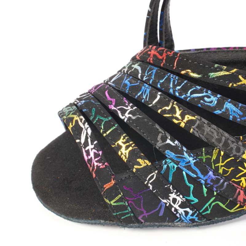 Professionelle Tanzschuhe für Damen, Ballsaal-Tanzschuhe, lateinamerikanische Tanzschuhe mit Absatz, 9 cm