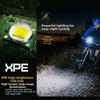 Waterproof Solar Bicycle Light 3 Modes LED Bike Front Lamp Portable Night Riding Lamp  Camping