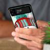 Süße Weihnachts-Schneemann-Telefonhülle für Samsung Galaxy Z Flip Z Flip3 5G Z Flip4 Harte PC-Mattschale