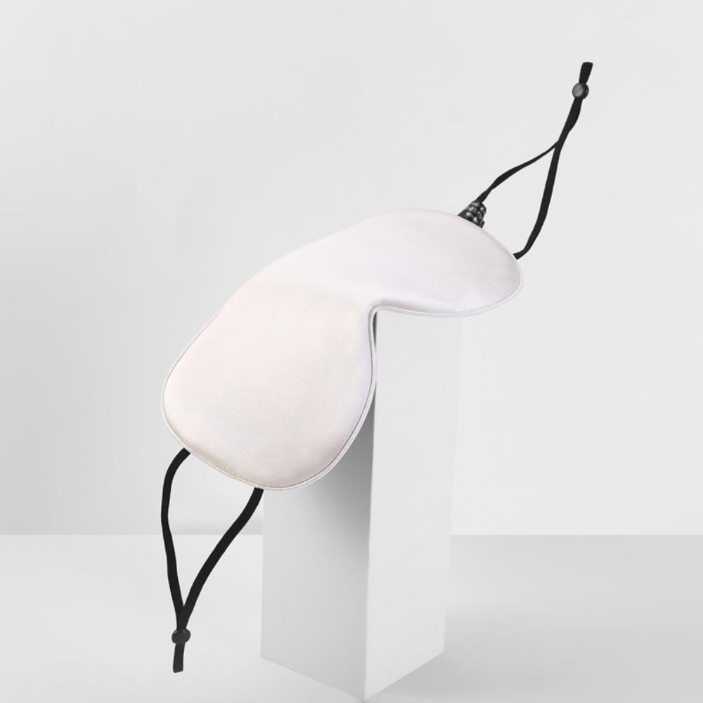 Maschera per Occhi in Seta Double-face 16 Mmi Maschera per Occhi da Sonno 100% Seta di Gelso Oscurante Regolabile con Protezione per le Orecchie