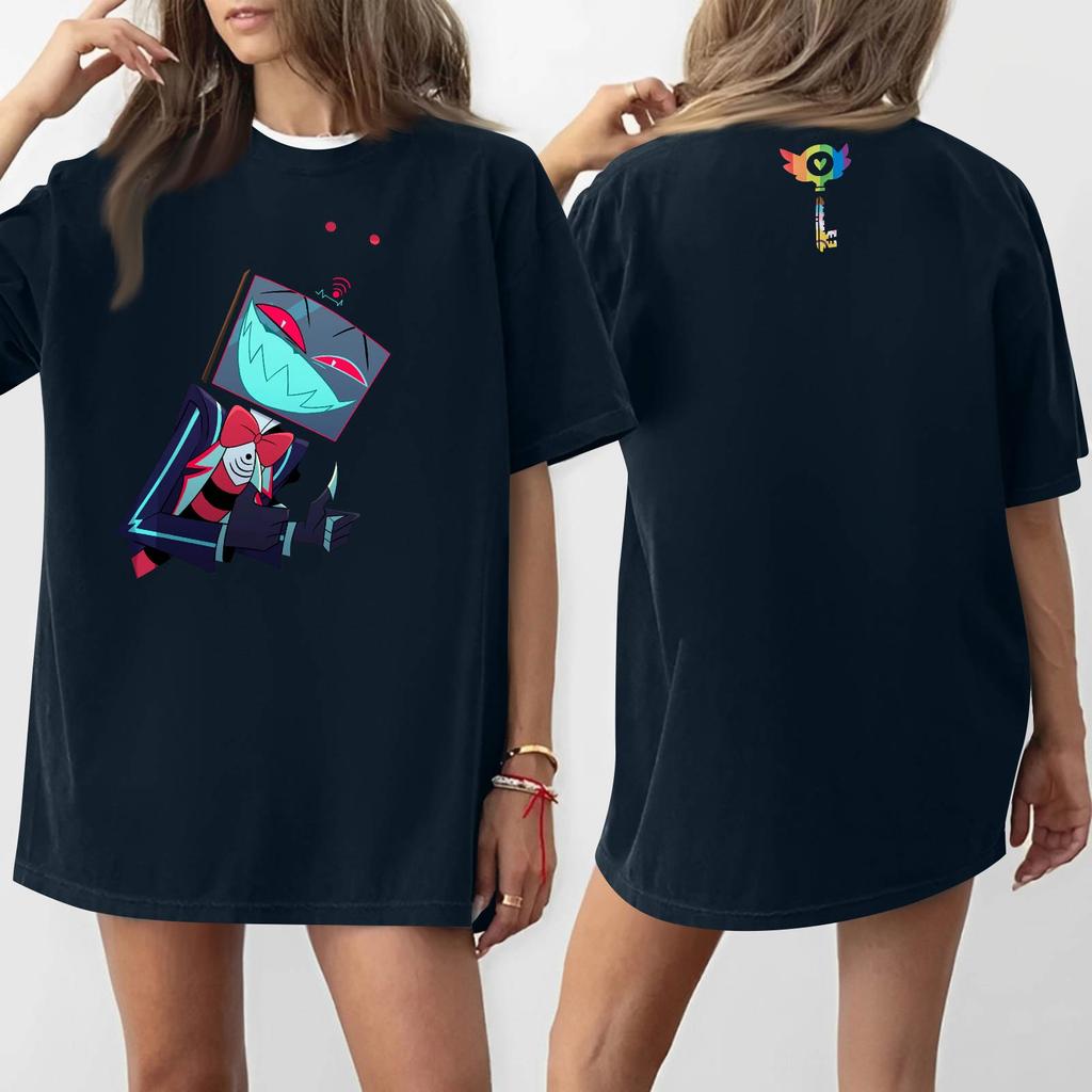 Women's Round Neck Printed Short-sleeved T-shirt Top