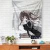 Kawaii Home Decor Wall Hanging Tapestry Cute Home Decor Tapestry Anime Girl Tapestry Cute Girl Tapestry
