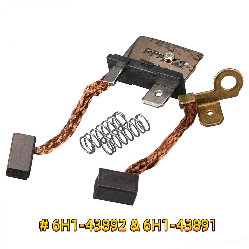 Outboard Brush 6H1-43891 & 6H1-43892 For Yamaha 50 60 70 90 HP Trim & Tilt Motor