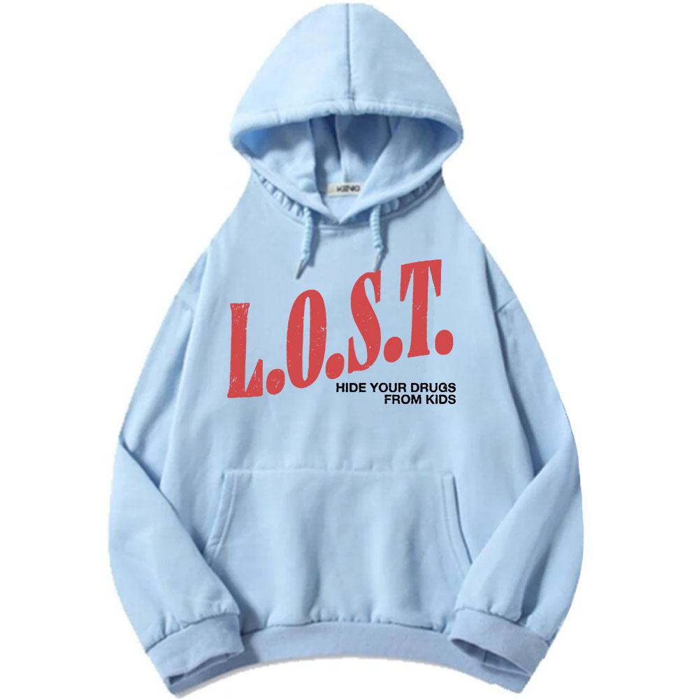Mgk Lost Americana Hoodies Mode Herbst Fleece Kapuzenpullover Freizeit Langarm Herren Pullover Grafische Druckoberteile