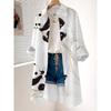 Autumn and winter women's casual long shirts