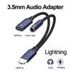 2-in-1 Charging & Audio Adapter for Lightning To 3.5mm Headphone Jack Dongle Splitter For 14 13 12 11 XS XR 8 7