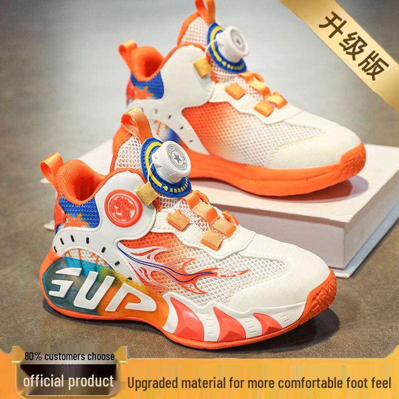 

Discontinued Girls Summer 2025 Breathable Mesh Sports & Basketball Shoes Size 36, Inner Length 23.3 cm