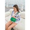 Kapitone Patterned Woman Hand And Shoulder Bag