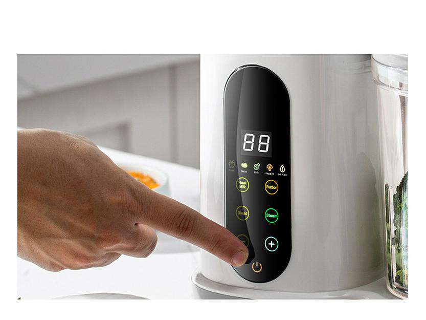 New All-in-One Baby Food Processor: Fully Automatic Blender with Steaming, Cooking, and Timing Functions.