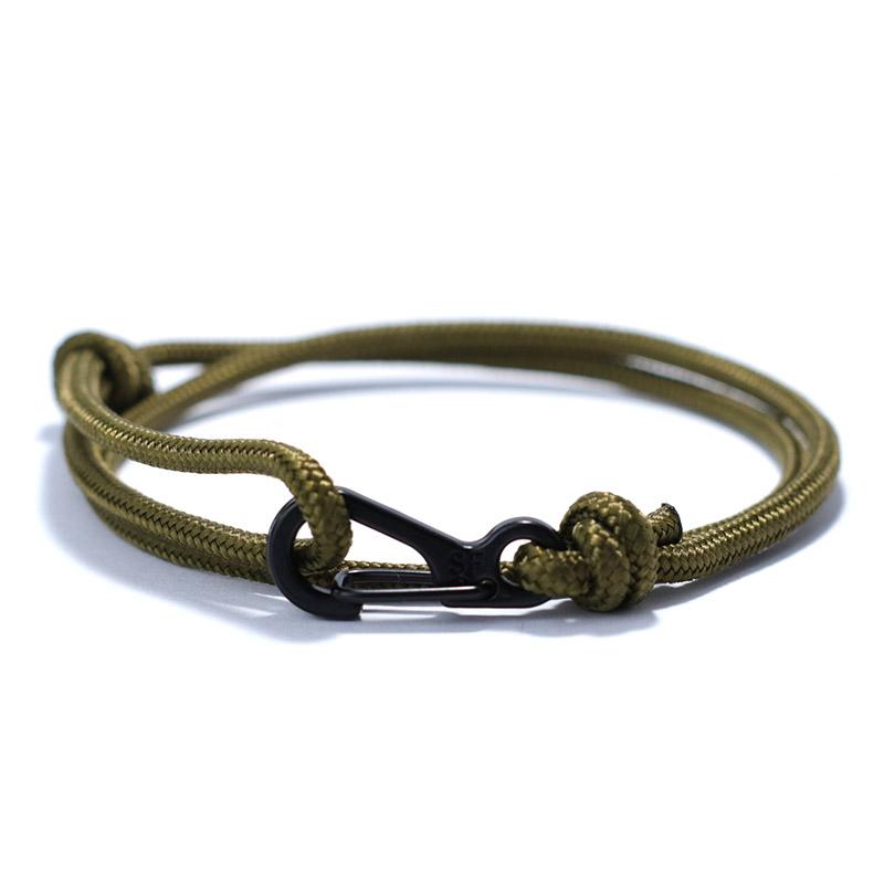 Simple Style Paracord Bracelet Men Handmade Sliding Adjustable Nautical Braslet Outdoor Camping Beach Leisure Accessories Joias