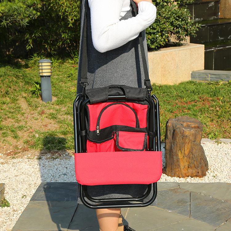 Scaun de pescuit Geanta izolata pentru drumetii Geanta pentru scaune de camuflaj Pescuit barbati Scaun pliabil de camuflaj portabil in aer liber Rucsac Accesorii pentru pescuit de camping