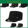 Classic Letters Men Warm Flat Cap Winter Ear Protection Thickened Outdoor Travel