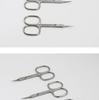 Stainless Steel Pointed Cuticle Scissors - Professional Manicure Tool for Delicate Skin Removal.