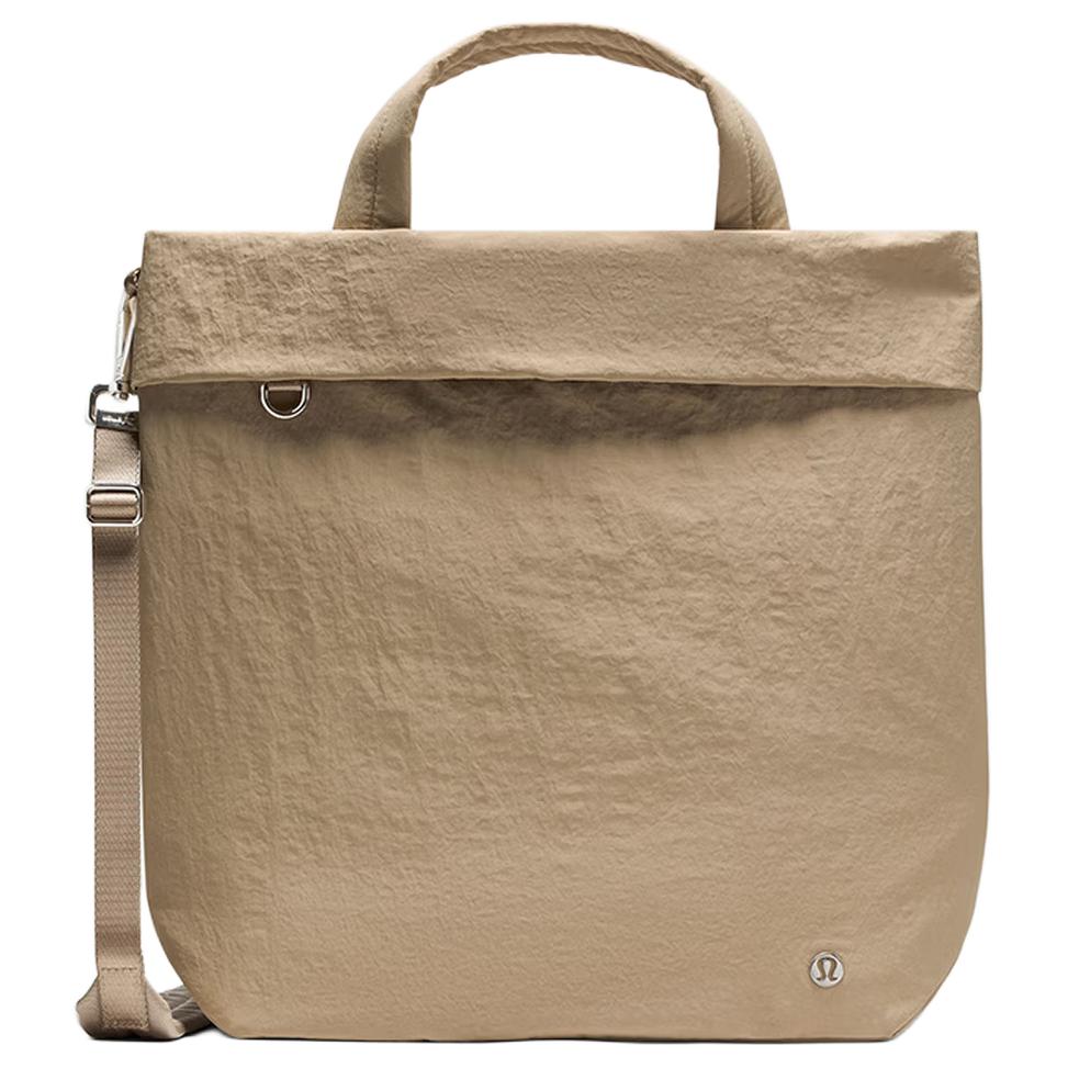 Lululemon 20L Brand Logo Tote Bag Women Tote Bag Oak-Brown LW9FNCS-2 Oak Brown