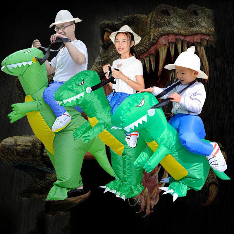 

Goofy Inflatable T-Rex Dinosaur Ride-On Costume for Kids