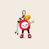 Collection Table Tennis Doll Pendant Fluffy Sports Plush Keychain  Birthday Xmas Gift