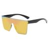 Fashion New Connected Large Frame Sunglasses Ultra Square Frame Sun Shade Eyeglasses Anti UV400 Driving Shades Female
