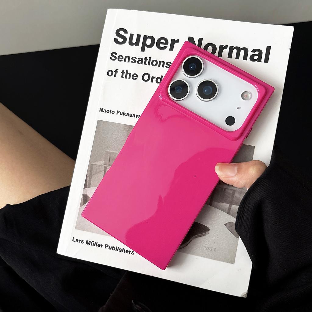Luxuriöse Weiche Quadratische Fluoreszierende Klare Stoßfeste Hülle Für iPhone 17 Air 16 E 15 14 Plus 13 12 11 Pro Max Kristall Eiswürfel Abdeckung